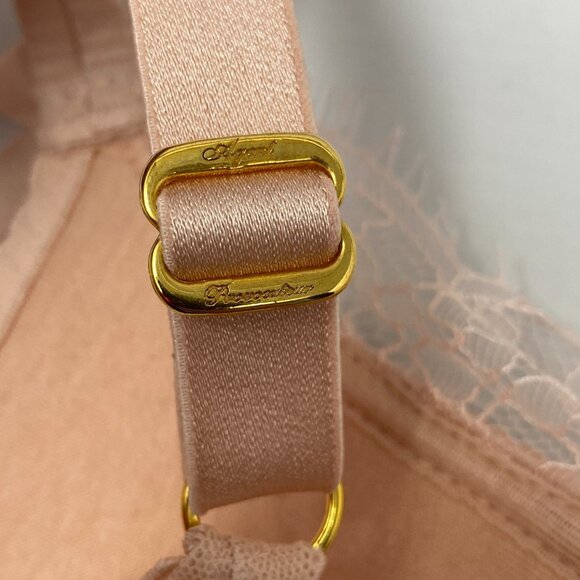 Agent Provocateur Helene Peach Silk Bra 34B - Picture 13 of 16